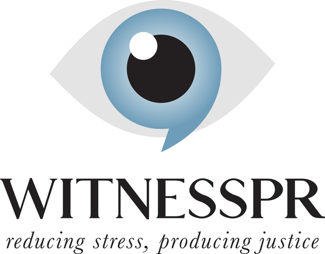 WITNESSPR – reducing stress, producing justice -logo